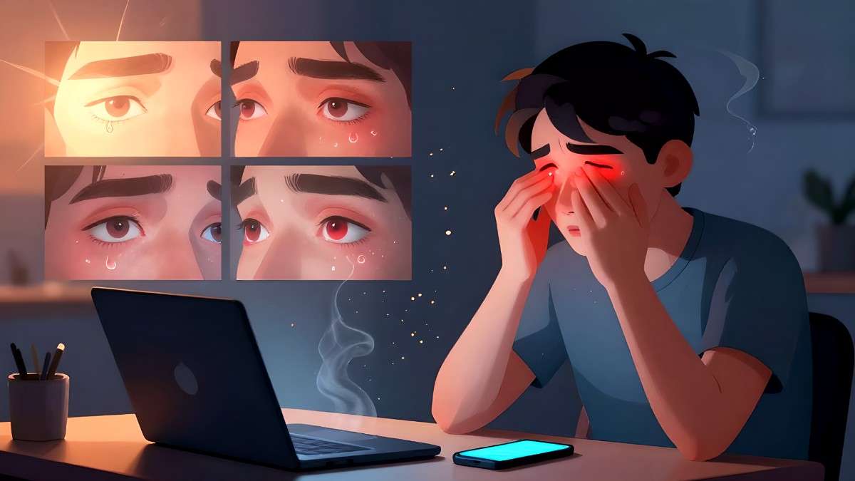 why do my eyes burn